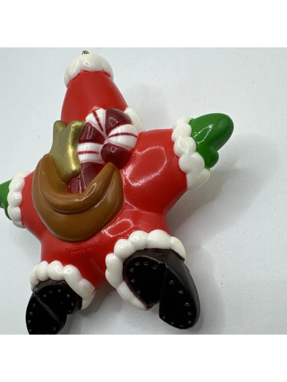 Hallmark Santa Star Keepsake Ornament Vintage 1984 Star Shaped